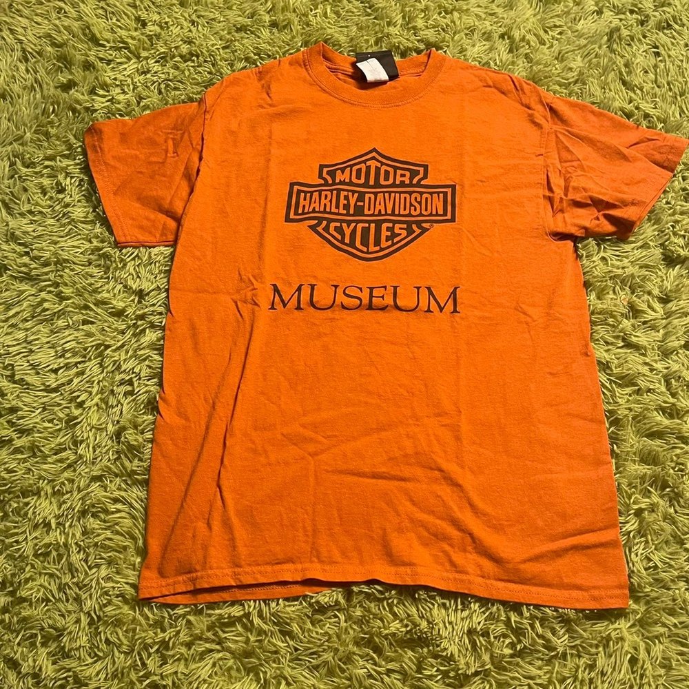 Harley davidson motor museme shirt